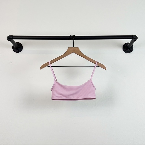 NEW Stone Fox Swim x Pacsun Textured Recycled Scoop Bikini Top - Picture 5 of 7